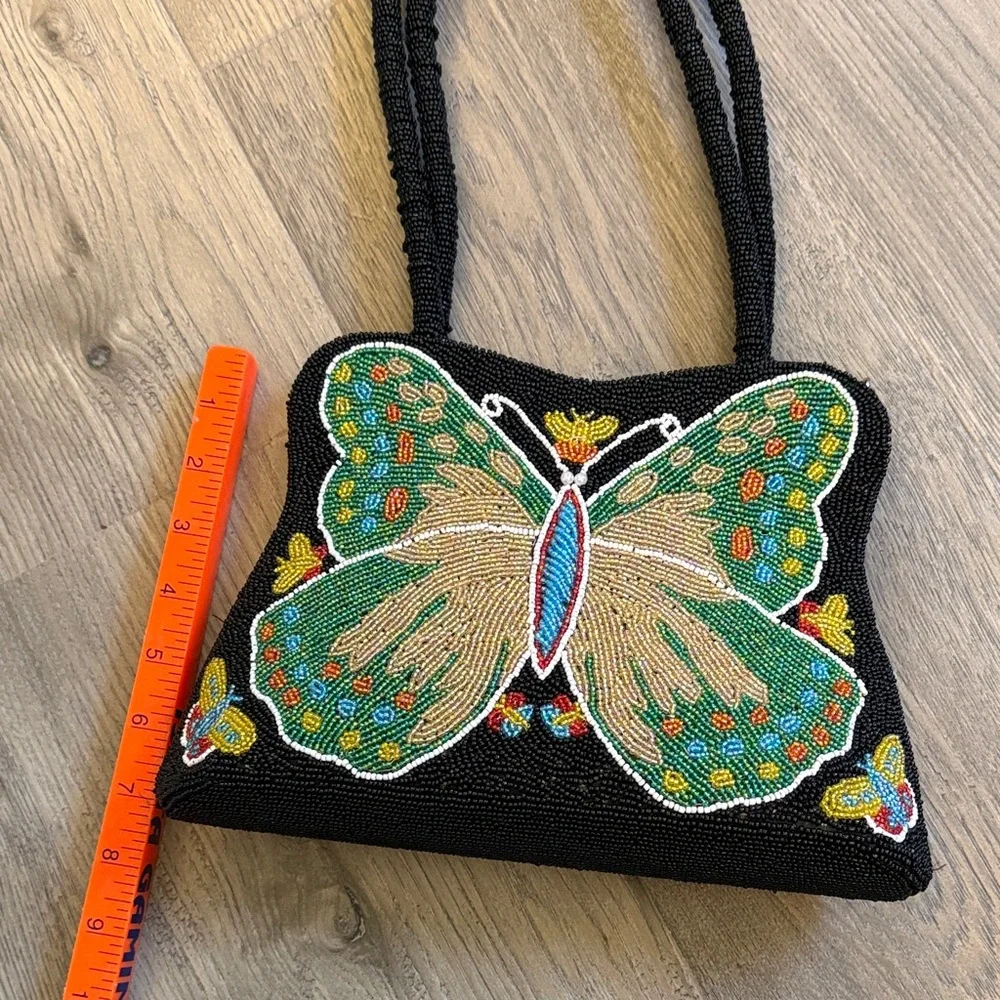 Y2K Beaded Butterfly Handbag - Picture 11 of 15
